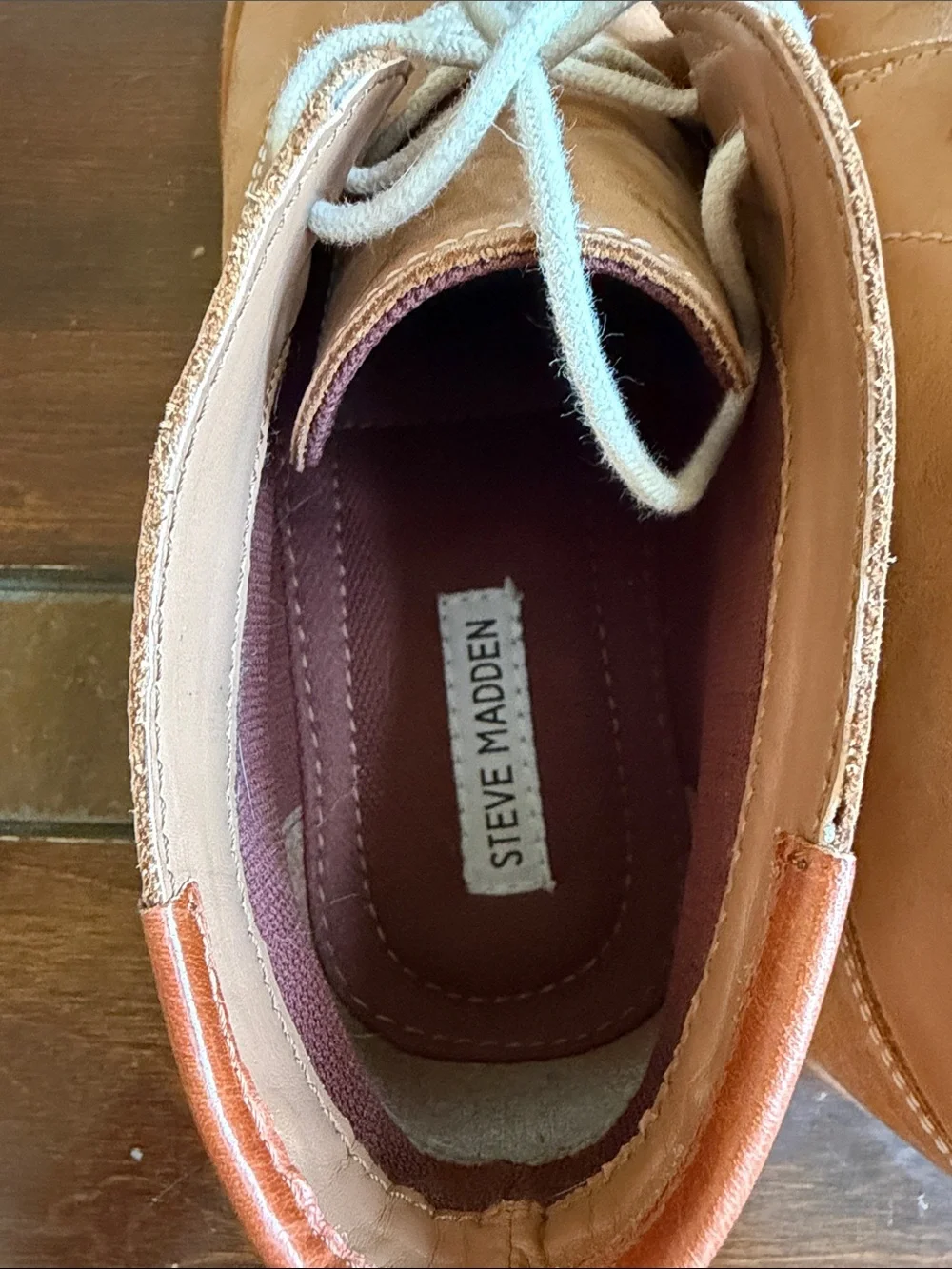 Steve Madden Men's Chukka Boots in Tan Leather